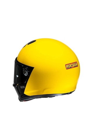 Hjc V10 Pac-Man Bandai Namco MC3 Kapalı Kask Sarı - Siyah