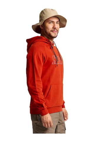 Slam Slam Logo Hoodıe Erkek Sweatshırt W37 Kiremit