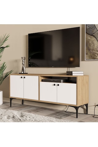1548 Artemıs 139 Cm Tv Ünitesi Sepet-beyaz
