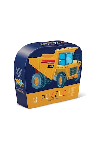 Crocodile Creek Mini Puzzle 12 Parça Construction Zone