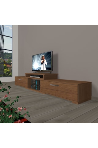 Decoraktiv Flex 4 Slm Tv Ünitesi Tv Sehpası Ceviz