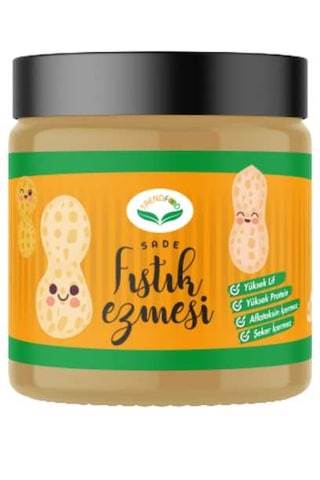 Yer Fıstığı Ezmesi 340 G Katkısız, Şekersiz, Yüksek Protein