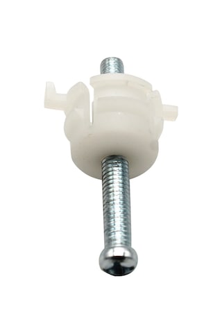 Yuntech01 Vw T4 Transporter Ön Far Ayar Vida Seti, Demir Ve Plastik Malzeme, Dayanıklı, Kolay Kurulum, 2 Adet Gümüş Beyaz