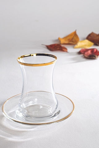 Rakle Avantgarde Gold 12 Parça Çay Seti 150 Cc Çok Renkli