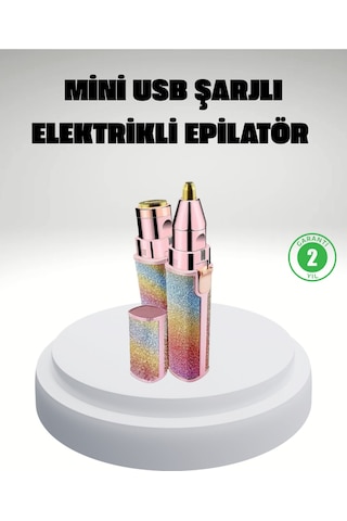 Şarjlı Mini Yüz Ve Kaş Epilatörü Ağrısız Ve Hassas Temizlik -