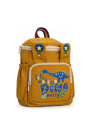 Ls-5170 Erkek Çocuk Ana Okul Çantası Okul Çantası Camel Lacivert