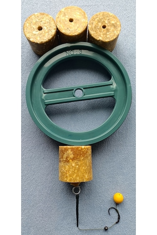 Kasnaklı 4 Adet Küspe Sazan Rig Takımı 14 Mm Sarı Pop Up'lı