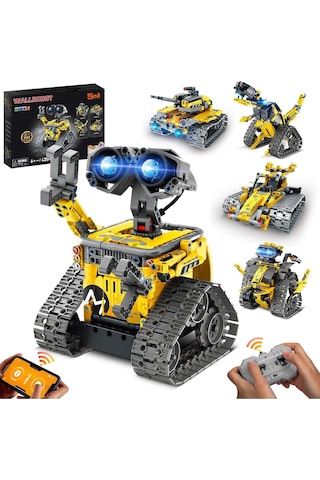 Sillbird 5'i 1 Arada Robotik Set, Uygulama Ve Uzaktan Kumandalı, Programlanabilir Yapım Oyuncağı Akıllı Oyuncaklar
