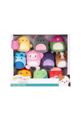 Squishmallows Micromallows 10 Lu Mini Peluş Oyuncak Seti Orijinal Lisanslı 6,3 Cm Diğer