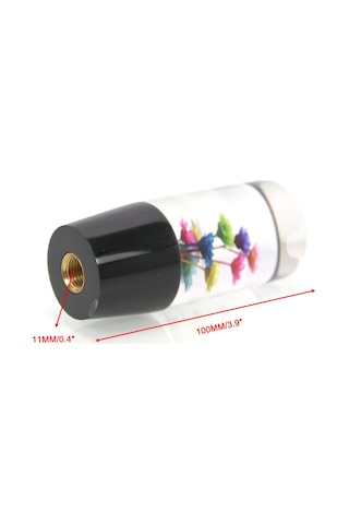 Wezone Otomatik Araba Vites Kolu Dekoru - M12x1.25 Dişli, Reçine Malzeme, Rastgele Çiçek Desenli, 203g Ağırlık