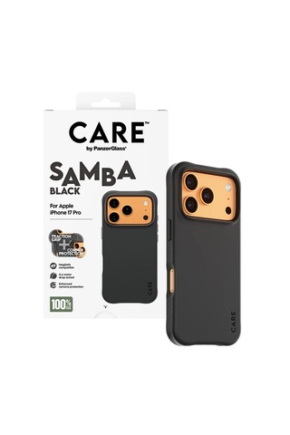 Panzerglass By Care Apple iPhone Uyumlu  17 Pro Samba Magsafe Siyah Kılıf