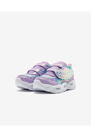 Skechers Twisty Glow Küçük Kız Çocuk Mor Spor Ayakkabı 303718n Lvmt Mor