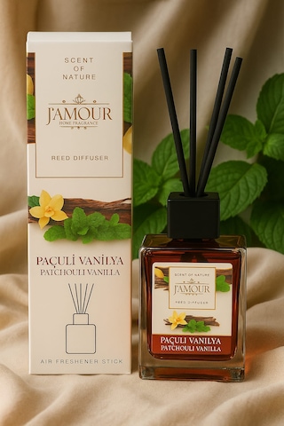 Paçuli Vanilya Kokulu Çubuklu Oda Kokusu 100 Ml Sıcak Ve Sofistike Koku Paçuli