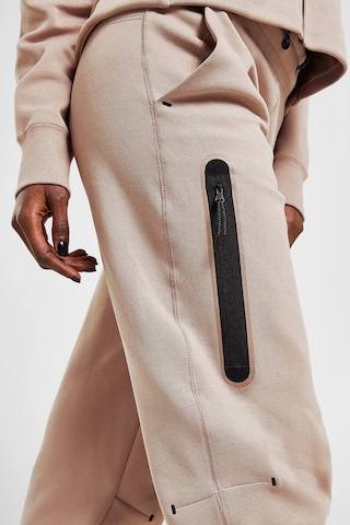 Nike Tech Fleece Loose Fit Sweat Trousers Pink Bol Kesim Kadın Eşofman Altı Pembe Pembe