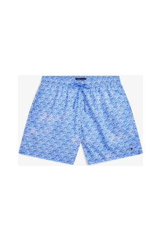 Tommy Hilfiger Essentials Erkek Mavi Deniz Şortu-16288