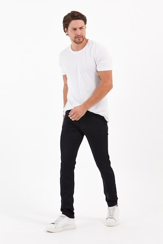 Digital Jeans Örme Hamur Kumaş Dar Kesim Slim Fit Erkek Kot P Siyah Açık Gri