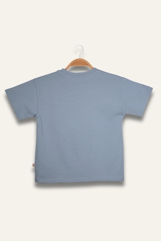 Zeyland Erkek Çocuk Florida Baskılı T-shirt - Mavi Mavi