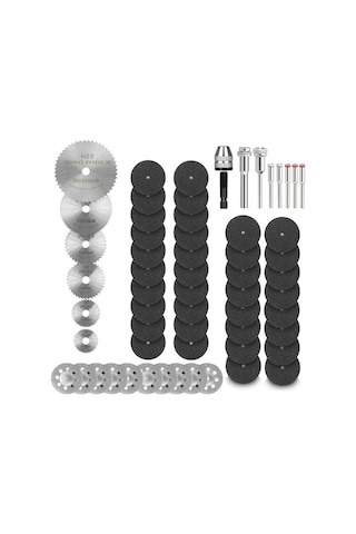 Fortunelane 60 Adet Hss/resine/elmas Testere Ucun Kesme Aletleri Seti - Ahşap, Pvc, Yumuşak Metal İçin - Dıy Ve Hobi İçin