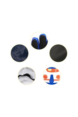 Suntek Çocuk Kayak Kış Eldivenleri Rüzgar Geçirmez Su Mavi-l Mavi L Çok Renkli