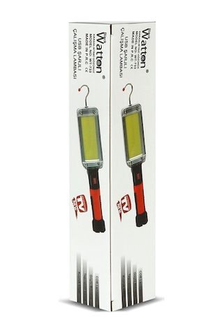 Usb Şarjlı Oto Tamirci Çalışma Lambası Wt-733 Renkli