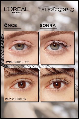 L'Oreal Paris Telescopic Carbon Black Maskara Siyah