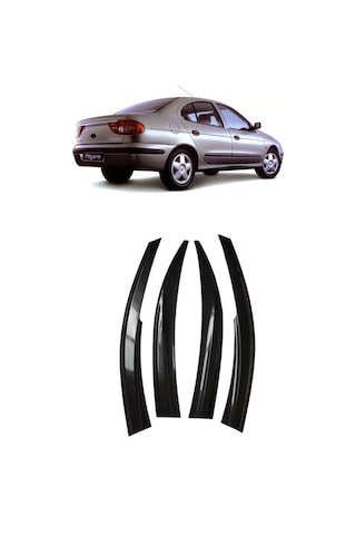 Renault Megane 1 Cam Rüzgarlığı Mugen Tip Yenilendi Parlak Siyah