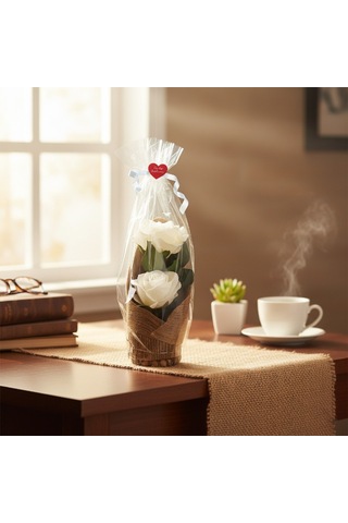 Kraponlu Çiçek Aranjmanı - Öğretmenler Günü Hediyesi