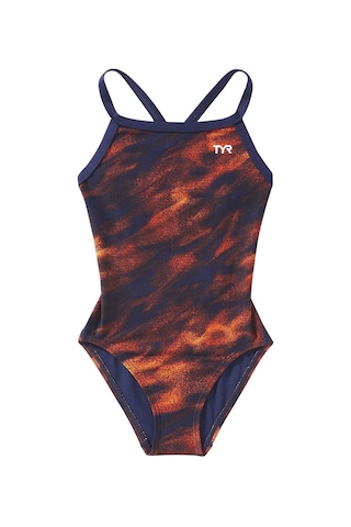 Tyr Durafast Elite Kadın - Kız Diamondfit Yüzücü Mayo - Soren Lacivert