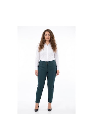 Baglan Kadın Düşük Bel Bilek Pantolon Bgl-st05667 Yeşil