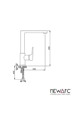 Newarc 921731 Loft Eviye Bataryası Krom