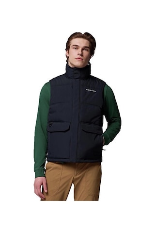 Columbia Landroamer Puffer Vest Erkek Outdoor Yeleği 2134281010 Siyah Siyah