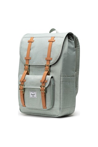 Herschel Little America Mid Backpack Sırt Çantası 11391-06569-os Iceberg Green Crosshatch Buz Yeşili