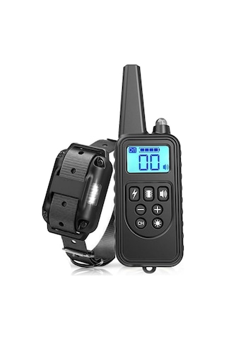 Hallow-köpek Eğitim Yaka Köpek Şok Yaka Uzaktan 800 Metre,siyah Qy