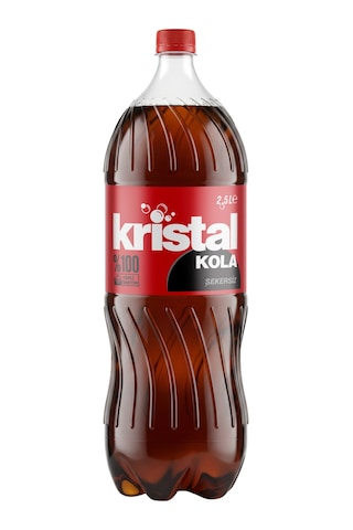 Kristal Kola Şekersiz 2.5 L Gazlı İçecek 6'lı