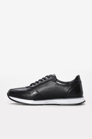 Fast Step Hakiki Deri Erkek Casual Ayakkabı 241ma1990 Siyah