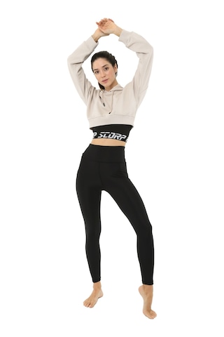 Scorp Joy Yüksek Bel Cepli Spor Tayt Siyah