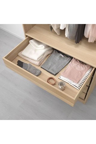 Ikea Komplement Çekmece, Ağartılmış Meşe Görünümlü, 100x58 Cm Çok Renkli