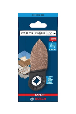 Bosch Expert Avz 32 Rt4 Starlock 1'li Dar Alan Zımpara Aparatı 40 Kum 2608902066