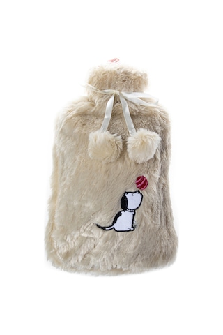 Biggdesign Dogs Peluş Sıcak Su Torbası Bej