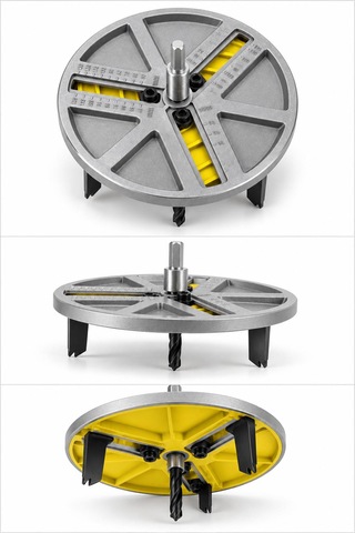 Ayarlı Delik Testere Panç Seti 45 130 Mm