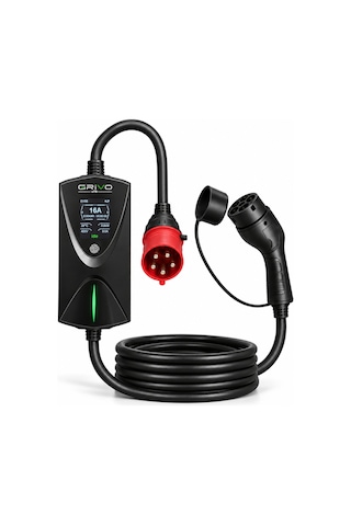 11 Kw 16a Taşınabilir Elektrikli Araç Şarj Cihazı Type 2 5 Metre Kablo Ip67 2 Yıl - 938842693