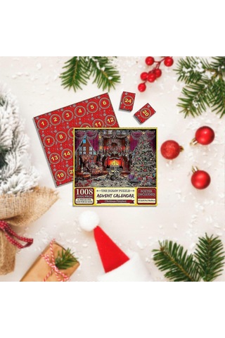 Noel Advent Takvimi Yapboz Bulmacası 1008 Parça Sx