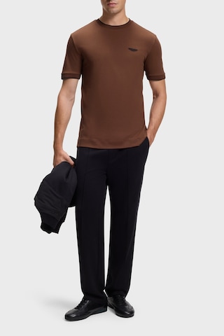 Boss % 100 Pamuk Regular Fit Bisiklet Yaka T Shirt Erkek T Shirt 50575011 214 Kahve