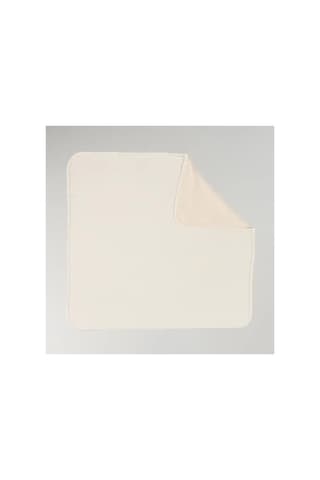 Natur Renk Battaniye 85x85cm Pamuk Battaniye Krem