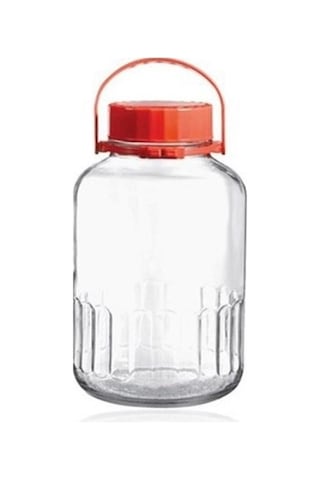 Paşabahçe 80005 Kırmızı Kapaklı Kavanoz 3 Litre