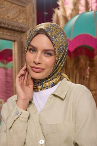 İpekhan Marrakech Koleksiyon Soft Eşarp 1210 - 02 Hardal Hardal