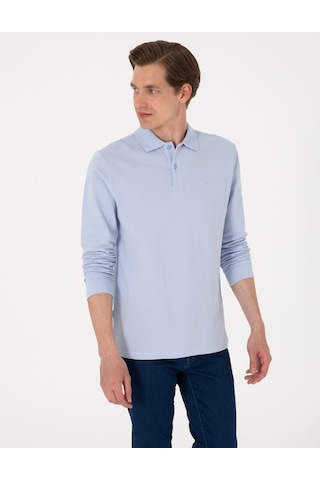 Pierre Cardin Erkek Açık Mavi Sweatshirt 50314048-vr003 Açık Mavi