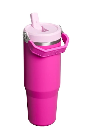 Stanley The Iceflow Flip Straw Pipetli Termos Bardak 0.89 Lt Matara Fuşya