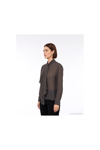 Yargıcı Regular Bisiklet Yaka Uzun Kol Bluz 26kkbl6039x 059 Antrasit