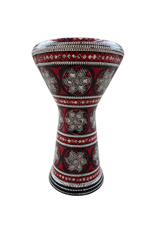 Gawharet El-fan Sedef İşlemeli Döküm Darbuka Jz06